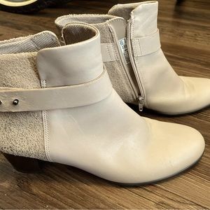 Ecco dusty rose ankle booties size 11/eu 42